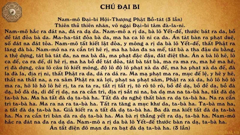 Chú Đại Bi - Ý nghĩa và cách trì niệm đúng chuẩn Phật giáo 4