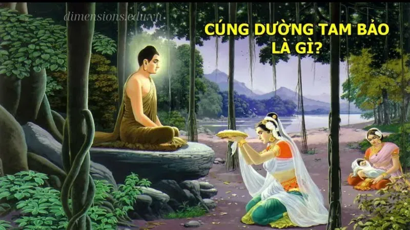 Ý nghĩa và lợi ích khi cúng dường Tam bảo trong Phật giáo 1