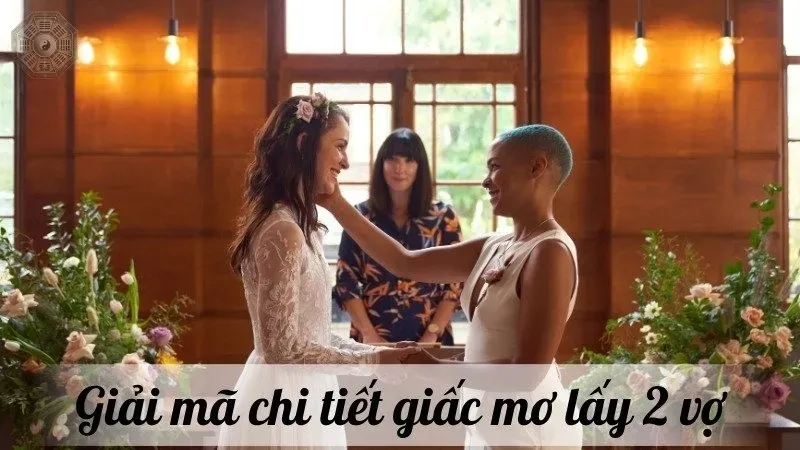 Giải mã chi tiết giấc mơ lấy 2 vợ và những con số may mắn liên quan 4