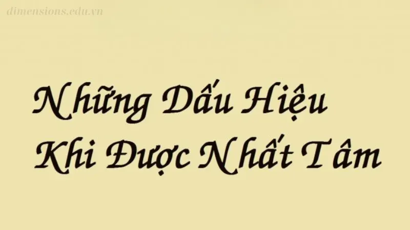 Làm thế nào để đạt được nhất tâm bất loạn?