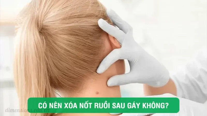 Cách hóa giải ảnh hưởng của nốt ruồi xấu sau gáy