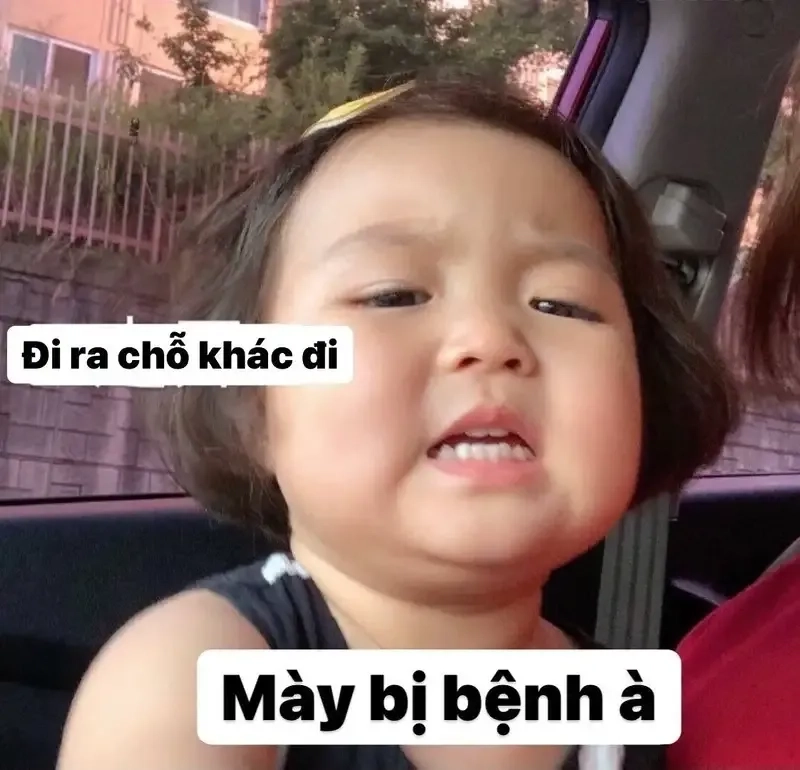 Meme em bé cute hài hước, siêu đáng yêu và mang lại niềm vui cho mọi người.