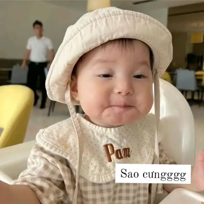 Meme em bé hàn quốc nổi tiếng sẽ làm bạn không thể rời mắt vì sự dễ thương và ngọt ngào của các bé.