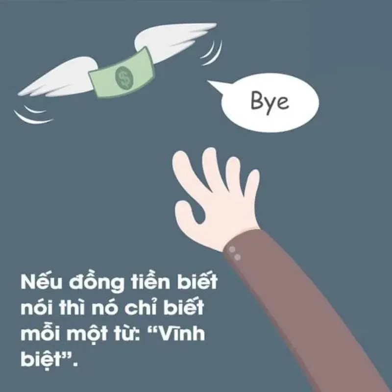 Meme ảnh ví hết tiền thể hiện sự hài hước khi ví của bạn chẳng còn gì, mang lại sự giải trí tuyệt vời.