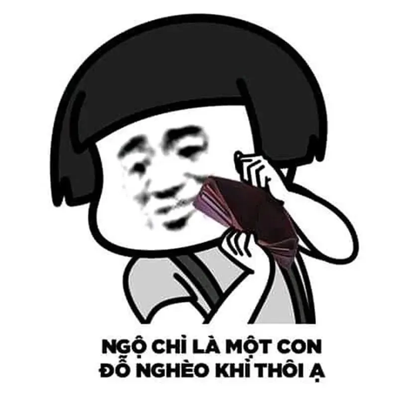 Ví hết tiền meme là hình ảnh mang lại tiếng cười cho những ai đang gặp khó khăn tài chính cuối tháng.