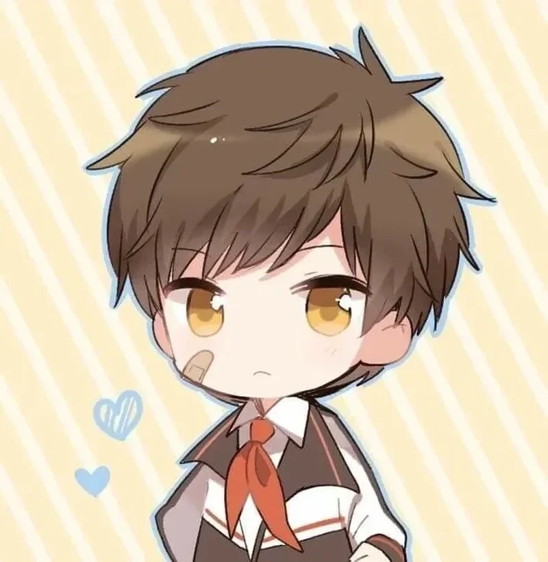 Ảnh anime nam cute chibi hoàn hảo để trang trí hoặc làm ảnh bìa.