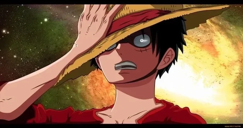 Luffy Gear 5 ngầu trong hình ảnh đầy ấn tượng, thể hiện sự mạnh mẽ không thể đánh bại.