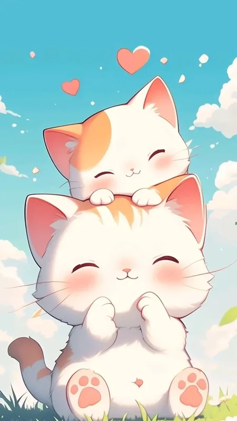 Hình ảnh anime cặp đôi cute mang đến vẻ đẹp ngọt ngào và lãng mạn, giúp bạn thể hiện tình yêu qua anime.