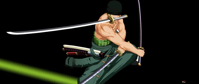 Ảnh nền Zoro sắc nét và đầy sức hút, dành cho những fan trung thành của One Piece.