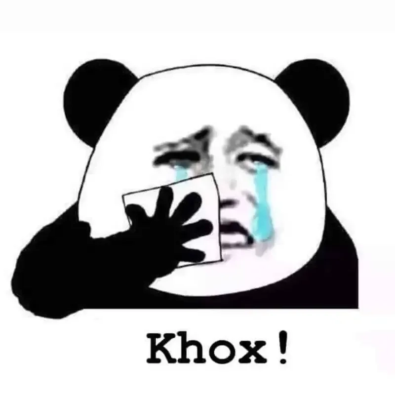 crying face meme mô tả chân thực cảm xúc không lời.