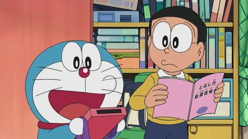 Hình Doraemon và Nobita dễ thương mang lại cảm giác dễ chịu và thu hút mọi ánh nhìn ngay từ lần đầu tiên.