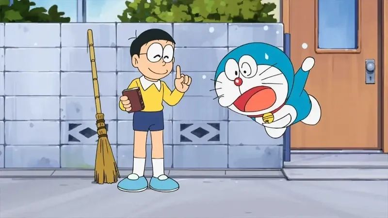 Ảnh của Doraemon và Nobita dễ thương, ngọt ngào, là lựa chọn lý tưởng để tạo điểm nhấn trên mạng xã hội.