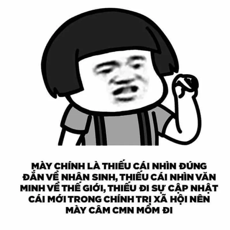 Cà khịa thông minh với loạt meme chửi ngu cực thâm thúy.