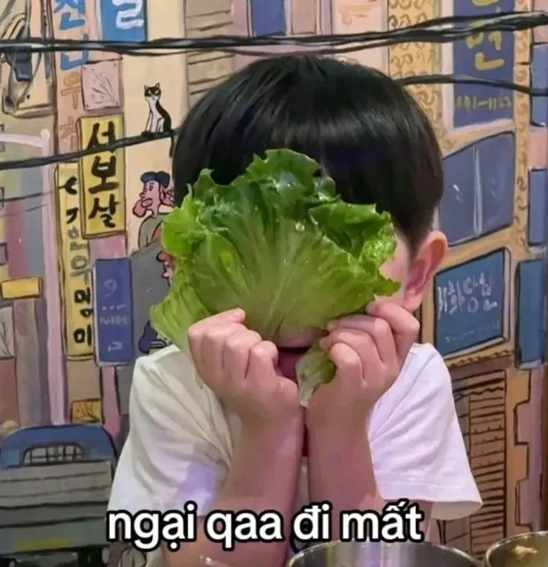 Ngại quá meme thể hiện sự dễ thương và ngại ngùng trong mỗi khoảnh khắc thú vị.