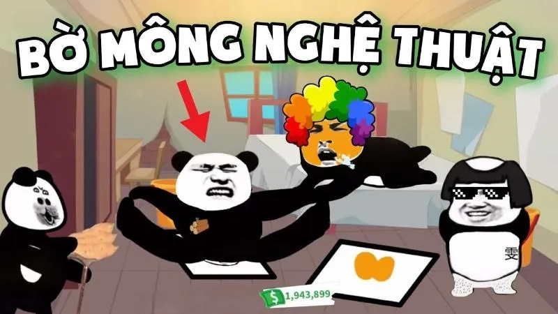 Meme gấu trúc thức khuya sẽ khiến bạn đồng cảm với những đêm dài trôi qua, nhưng vẫn không thiếu sự dễ thương.