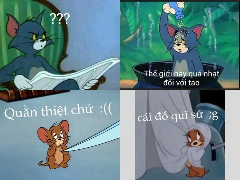 Cùng xem Jerry cười meme, một trong những hình ảnh vui nhộn từ Tom và Jerry.