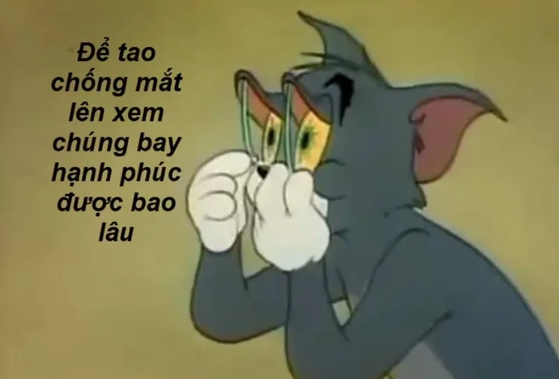 Những meme Tom Jerry gây cười với mọi tình huống khó đỡ của hai nhân vật này.