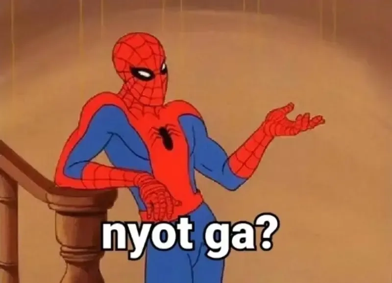 Cười thả ga với meme người nhện chỉ nhau trong khoảnh khắc hài hước.