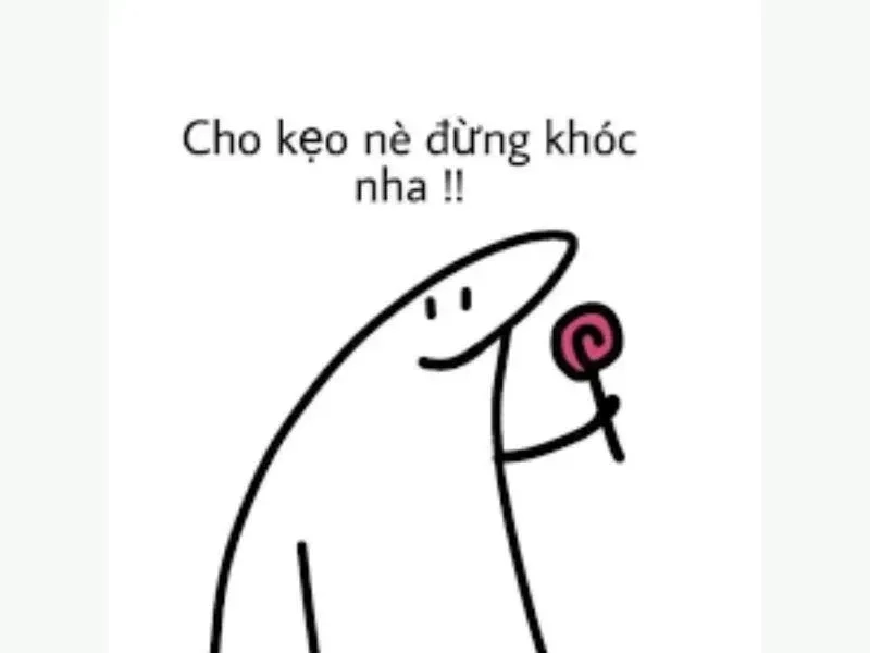 Cho kẹo nè meme giúp bạn truyền tải tình cảm ngọt ngào một cách hài hước và sáng tạo.