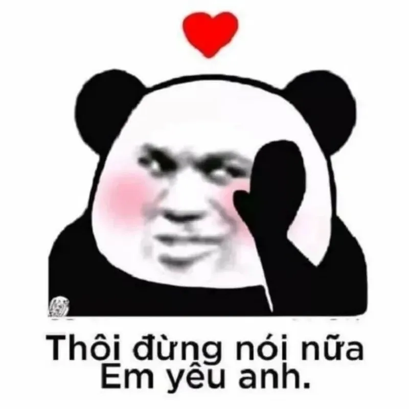 Ảnh meme cute tình yêu khiến mọi khoảnh khắc thêm phần đáng yêu và lãng mạn.