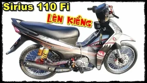 Sirius 50cc độ kiểng đẹp, hoàn hảo trong từng chi tiết.