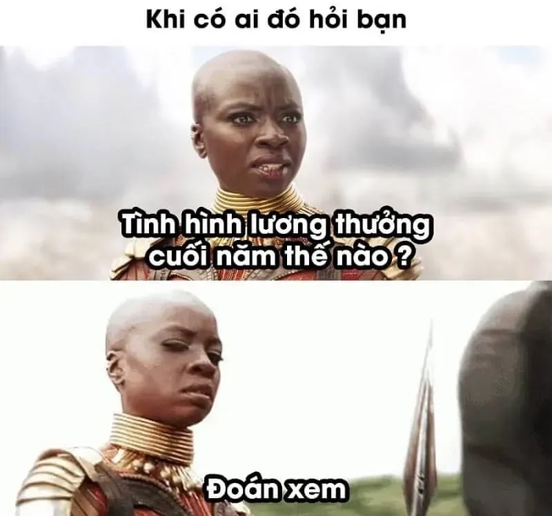 Ảnh Tết 2024 meme hài hước, nổi bật không khí xuân tươi vui.