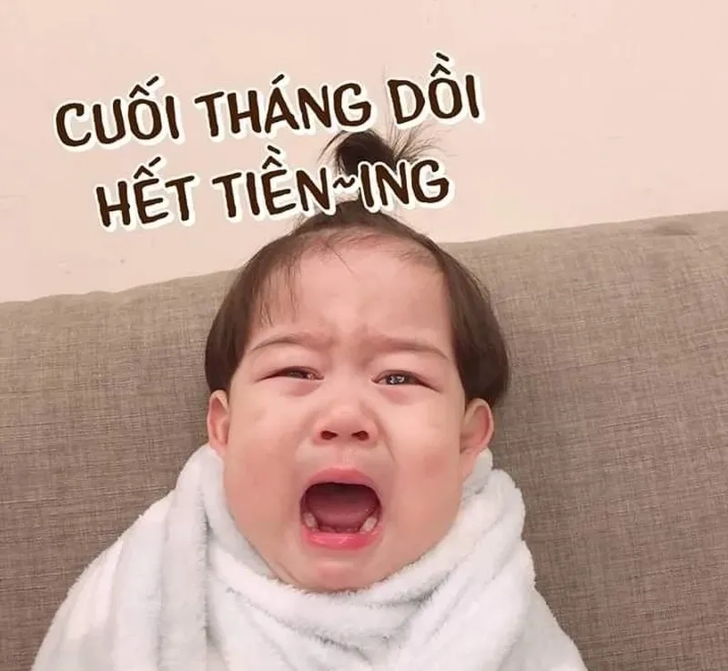 Hết tiền ví rỗng meme giúp bạn cười thỏa thích khi cảm giác 