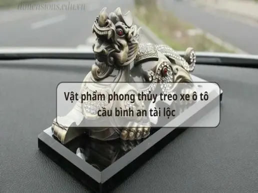 Vật phẩm phong thủy treo xe ô tô cầu bình an tài lộc