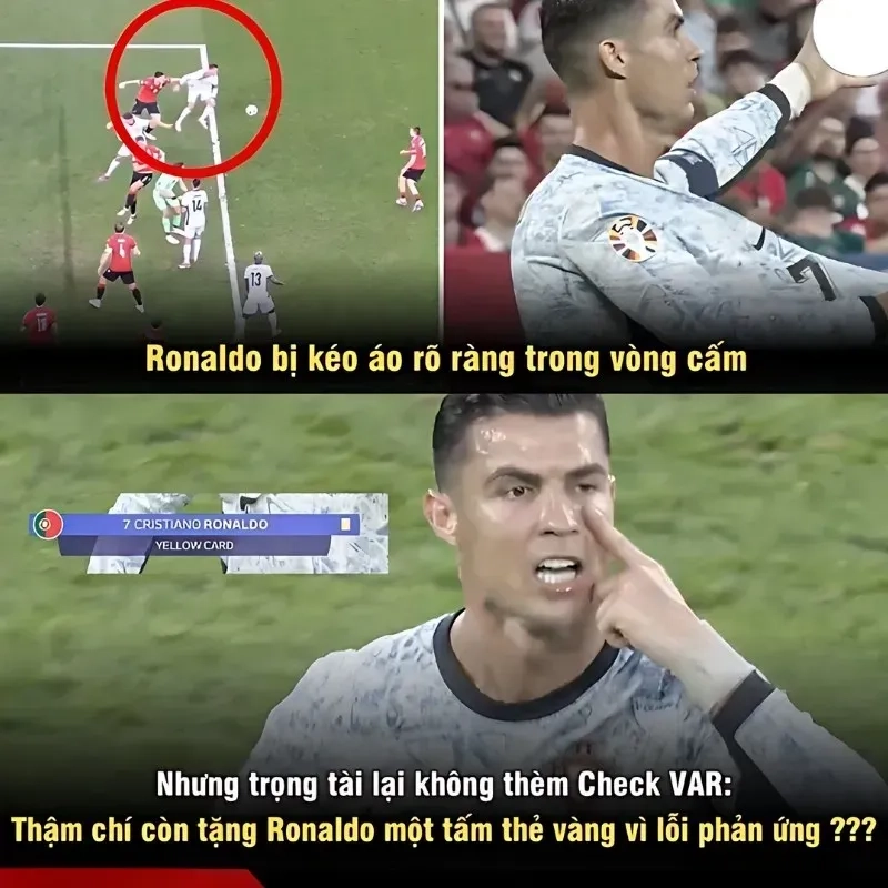 Meme Ronaldo khóc ghi lại khoảnh khắc cảm xúc hài hước của huyền thoại.