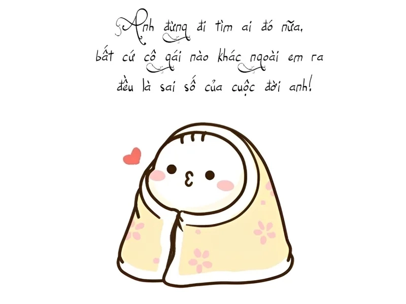 I love u meme dễ thương khiến ai cũng bật cười.