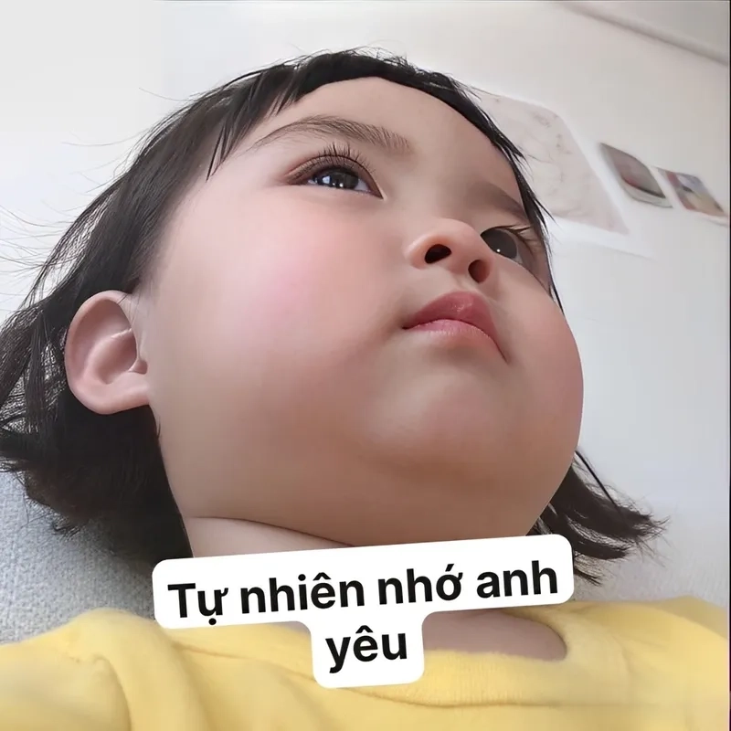 Meme đáng yêu ngọt ngào, giúp bạn gửi gắm cảm xúc một cách tinh tế.