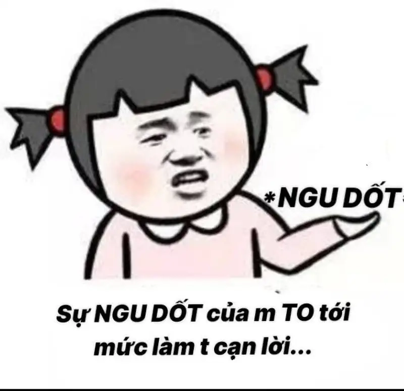 Meme giả ngu cực đỉnh kết hợp với ngu meme hài hước