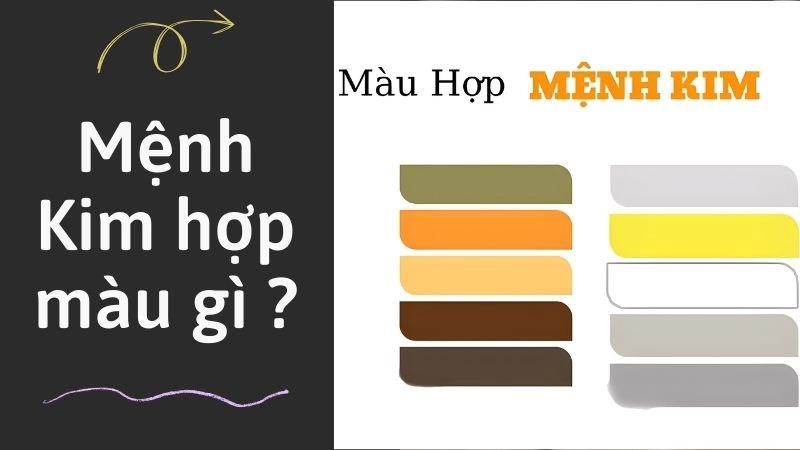 Vì sao mệnh Kim cần chọn màu hợp mệnh? 
