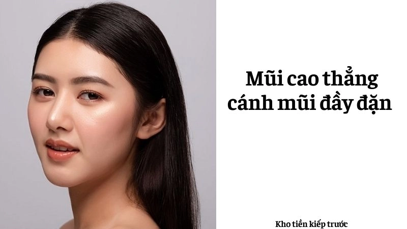 Mũi cao thẳng, cánh mũi đầy đặn – Kho tiền kiếp trước 