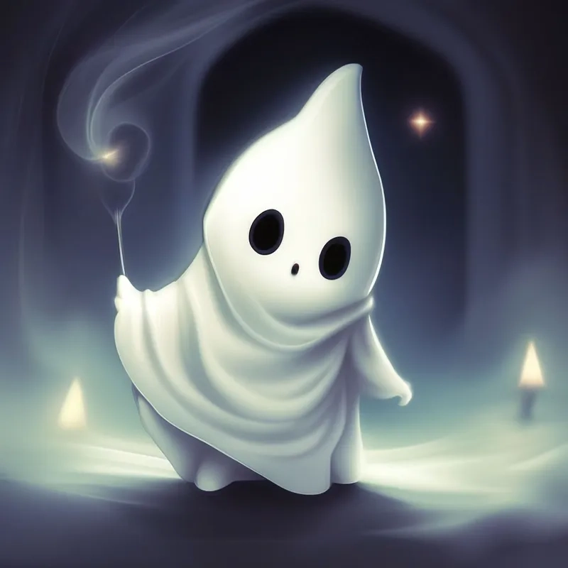 Mẫu avatar con ma aesthetic màu rất đẹp