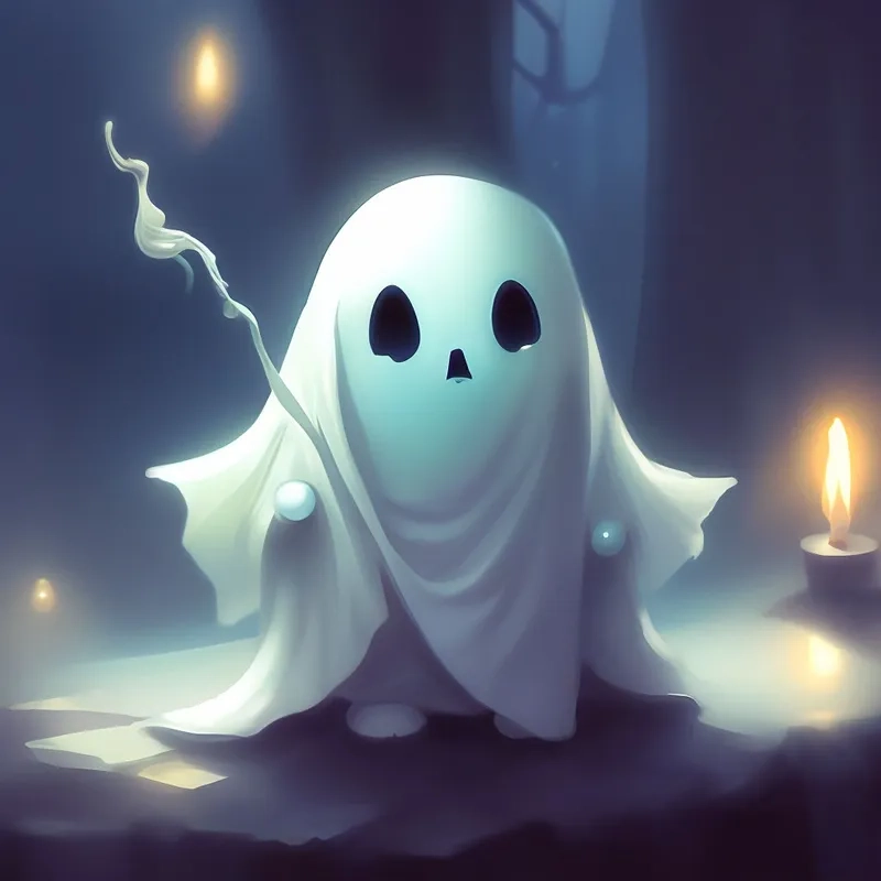 Mẫu avatar con ma Y2K phong cách cũ