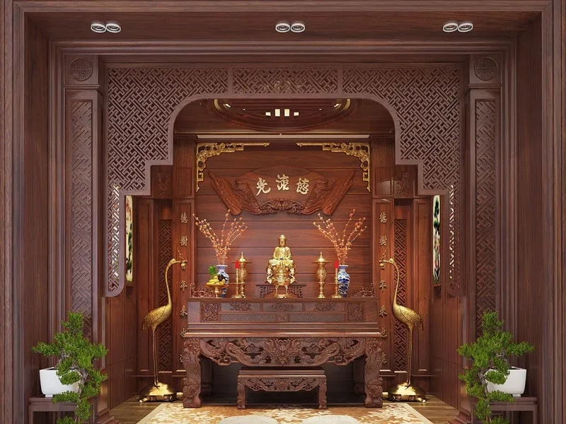 Bố trí bàn thờ ở chung cư nhỏ gọn