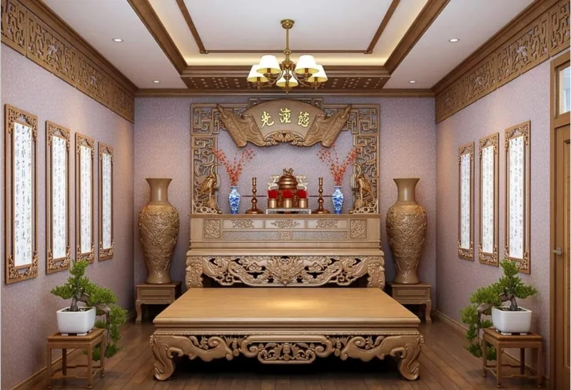 Cách bố trí bàn thờ theo phong thủy