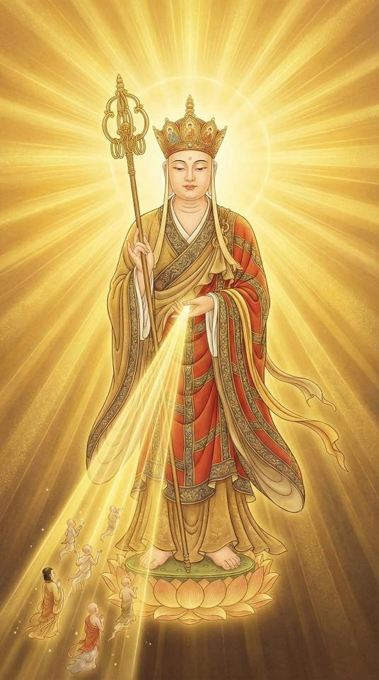 Tượng Phật Địa Tạng Bồ Tát linh thiêng