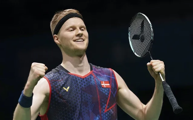 Anders Antonsen vô địch giải cầu lông Malaysia mở rộng Tay vợt Anders Antonsen