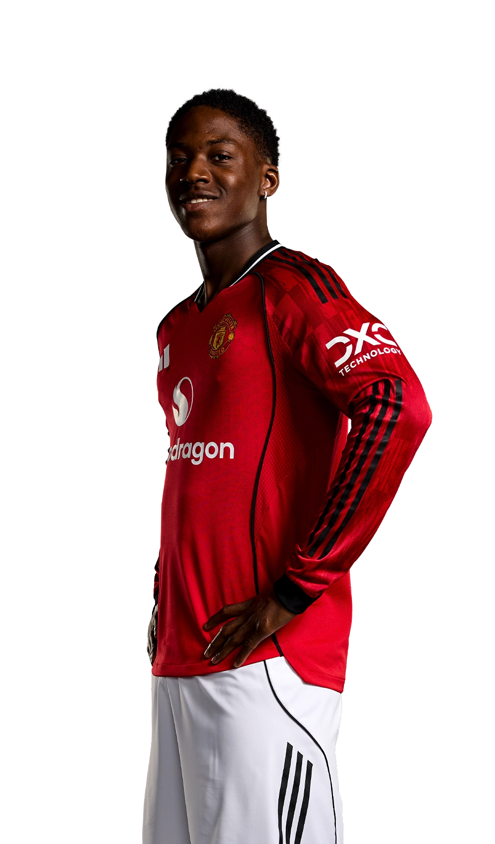 Kobbie Mainoo trong màu áo Manchester United