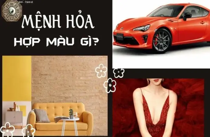 Mệnh Hỏa hợp màu gì, kỵ màu gì để gặp may mắn và thành công?