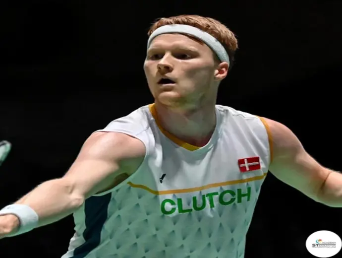 Tay vợt Anders Antonsen khẳng định vị thế trên đỉnh cầu lông