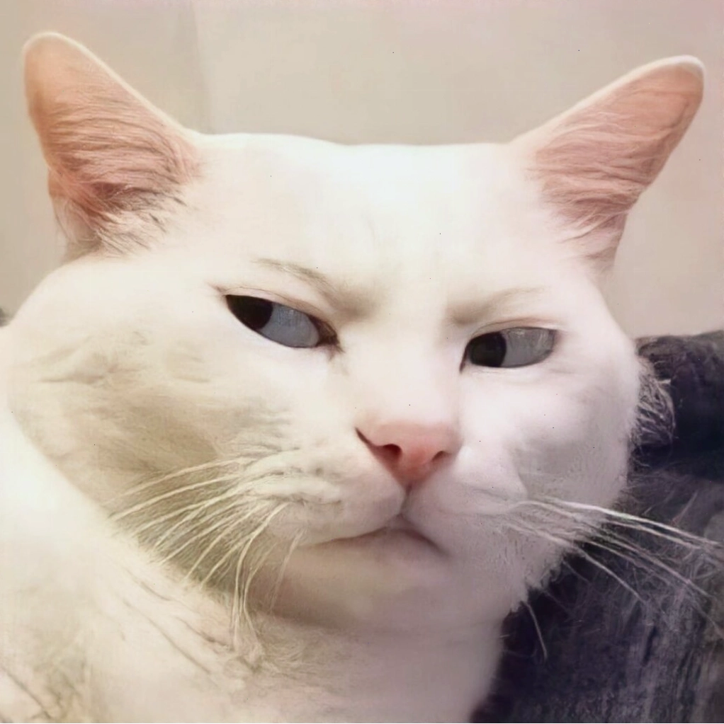Ảnh mèo meme với biểu cảm "khinh bỉ"