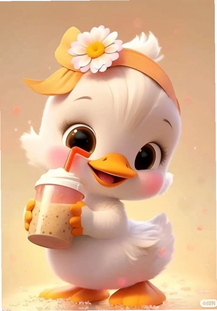 Ảnh vịt vàng cute đáng yêu
