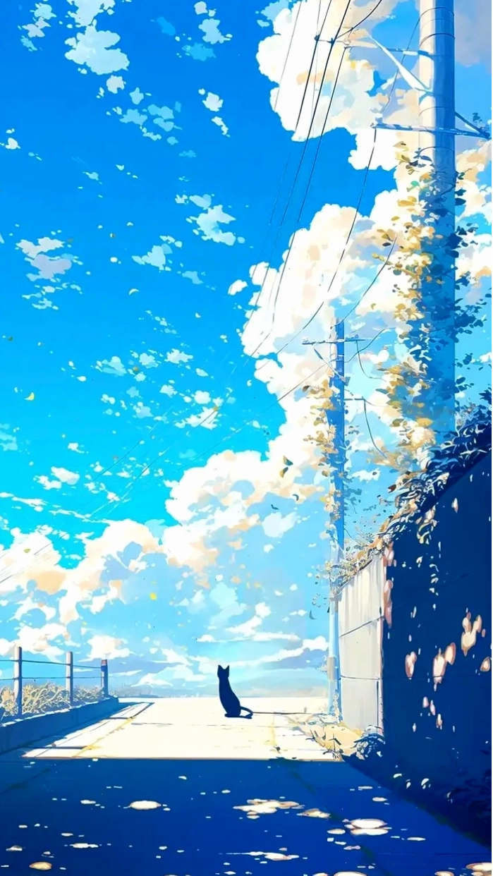 Avatar anime cô gái màu xanh dương cực kỳ đẹp