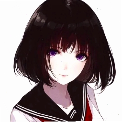 Avatar anime đen trắng kết hợp ánh sáng và bóng tối