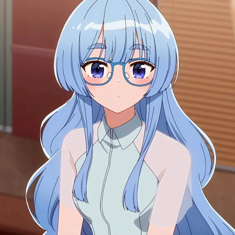 Avatar anime nữ cute với hiệu ứng phát sáng nhẹ nhàng