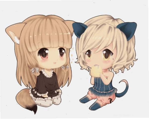 Avatar đôi bạn thân nữ chibi với trang phục hiphop năng động