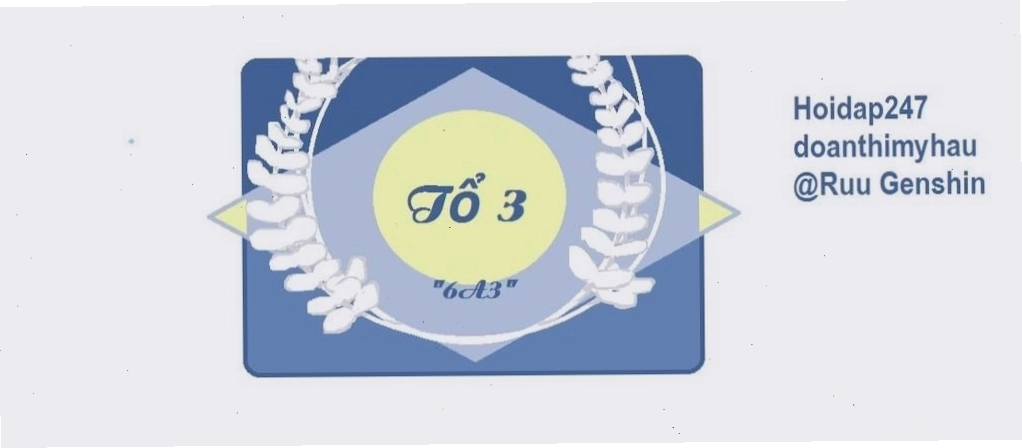 Avatar nhóm 3 người theo tên lớp